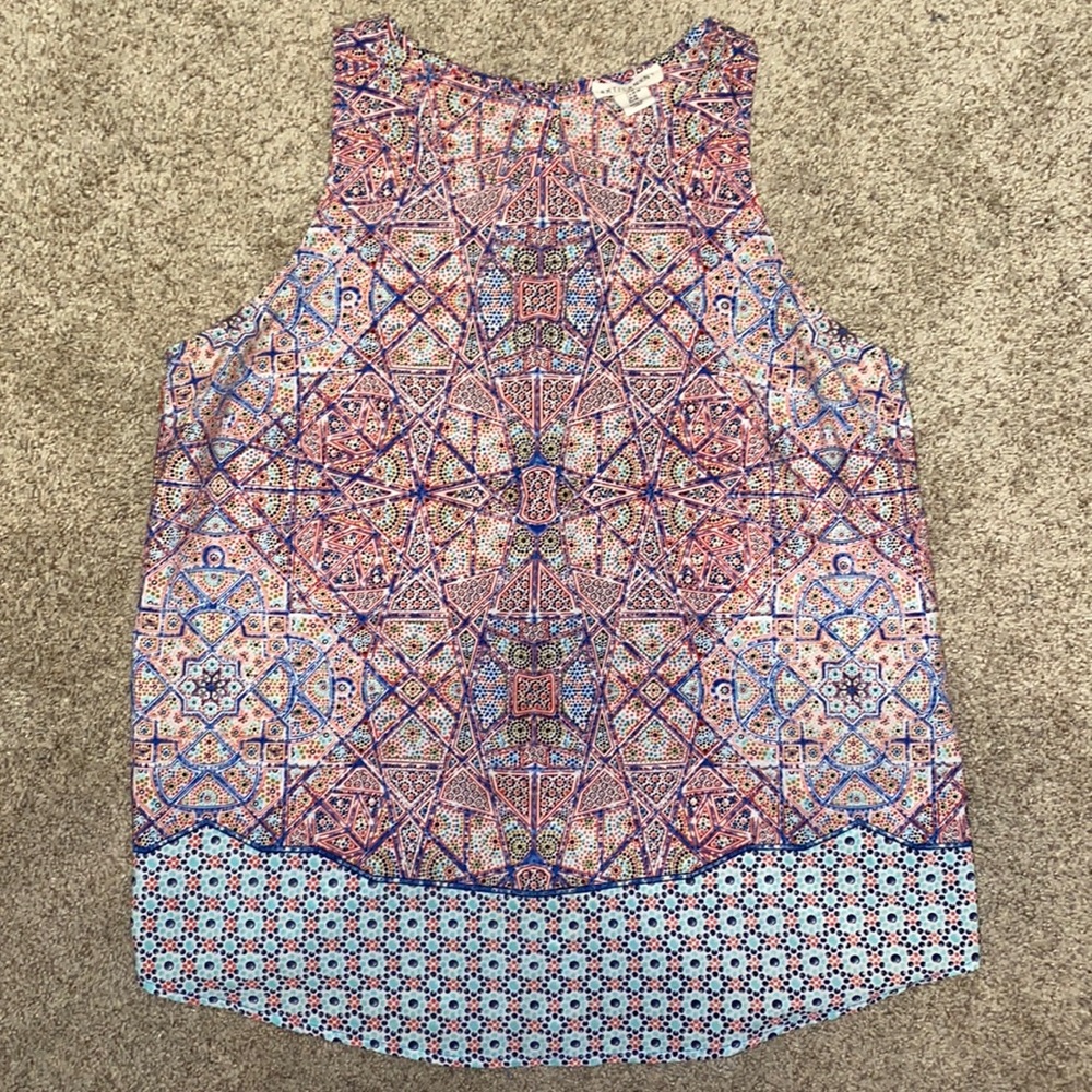 Patterned Tank Top